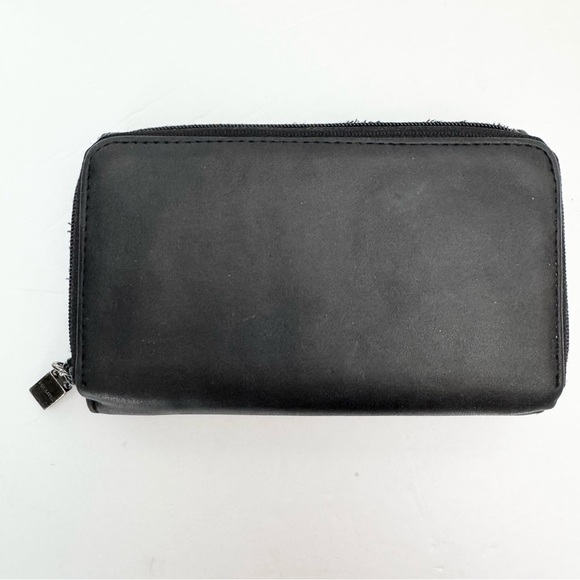 Perlina Black Leather Bifold Wallet - Picture 3 of 13
